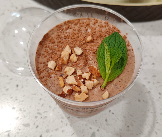 低卡黑巧慕斯杯